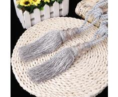 Lunji embrasse tenda corda – Gland nobile – Decorazione della Casa (Golden) grigio