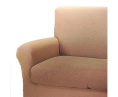 Copripoltrona e Copridivano Caleffi Melange Colore Naturale - Copridivano 3 posti(Schienale fino a 220cm)