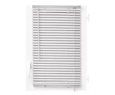 Eminza Tenda Veneziana in PVC, 40 x 180 cm, Colore: Bianco
