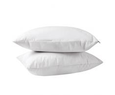 SUKORI Federe Protezioni per cuscini premium impermeabili, federa antipolvere, federe con cerniera