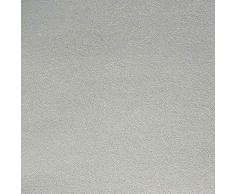 DESHOME Teknofibra - Tessuto al Metro in Microfibra Antimacchia scamosciato stoffa per divani, cuscini, tappezzeria (Grigio pietra, 1 metro)