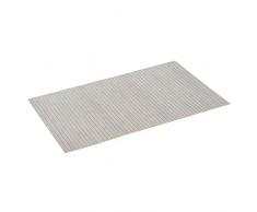 PANA Tappetino da bagno in bambù (50x80cm) • Tappetino in bambù lavabile • Stuoia da bagno in legno • 100% bambù • Colore: grigio