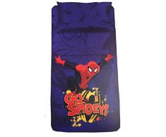 Marvel Spiderman Completo Letto, a una Piazza, Cotone, Blu