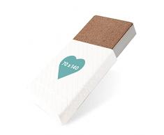 BestCare Materasso per bambini Prima in fibre vegetali | 70x140x10cm | schiuma naturale | lavabile aloe vera copri | nessun odore chimico, nessun lattice | per neonati | Standard 100 OEKO-TEX