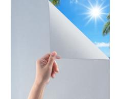 Pellicola Oscurante per Vetri 44.5cm x 200cm Pellicola per Vetri Finestre Autoadesiva Opaca per Finestre, Privacy per Ufficio Bagno Camera da Letto Sala di Riunione