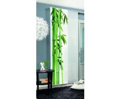 Home fashion Manila Tenda a Pannello, Poliestere, Verde, 245 x 60 cm