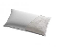 Ecus Kids - Cuscino per Culla Shima - 75 cm- Anti-soffocamento - Coperta e nucleo per Culla Standard - Bianco