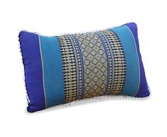 livasia | Cuscino Relax Tailandese dai Colori Vivaci | Cuscino per Divano | Cuscino per Il Collo | Cuscino in kapok