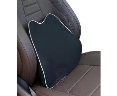 jutyum Cuscino Lombare Auto, Cuscino Lombare Sedia Ufficio, Cuscini Lombari in Schiuma di Memoria, Cuscino Lombare Ergonomico, Supporto Schiena Comodo per Sedie Ufficio, Auto, Divano, Sedie Rotelle