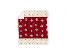 Daunex Plaid Morbidotto Light disegno Braies cm. 240 x 200 (Rosso)