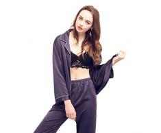 Pigiama Da Donna E Un Pigiama Costume Leggero Da Notte A Scaldaletto Schema Tuta Da Sera Con Caviglia Da Sposo Ladies Summer Hling Pigiama Classico Di Seta Con Scollo A V A Due Pezzi Set Da Pigiama