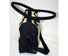 Silkroude indiano tappeto kilim a mano, borsa a tracolla messenger bag vintage Zari Cotton Bag