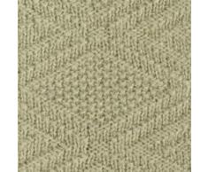 Linen & Cotton Plaid/Coperta/Copertina a Maglia Neonato Bambino Invernale Estiva Lilou -100% Pura Lana Nuova Zelanda, Beige, Grande (120 x 150cm), Per Carrozzina, Culla, Letto/Lettino, Passeggino