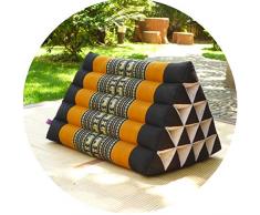 TEmkIn Cuscino Schienale Letto Cuscino Tiro Cuscino Triangolare Imbottito Kapok Naturale Cuscino Poggiatesta Cuscino Tailandese per Guardare la TV e Leggere, 17 Colori (Color : Q, Size : 56x40x40CM)