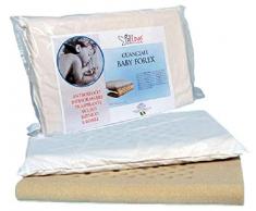 Guanciale, Cuscino antisoffoco Baby 35x55x5 FOREXPILLOVE per Culla - Lettino