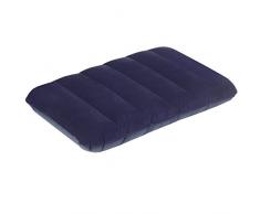 TRIXES Cuscino gonfiabile grande blu Navy - cuscino gonfiabile per il viaggio e il campeggio - Morbido e comodo