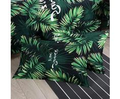 KEPOHK Federa Sonno 48 x 73 cm per Camera da Letto Federa in Cotone Morbido Federa Antipolvere 4 Pezzi 18