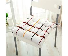 XJ Semplice Cuscino da Plaid Beige Moderno in Cotone Beige Imbottito Antiscivolo (Color : 45X45CM(18X18INCH))