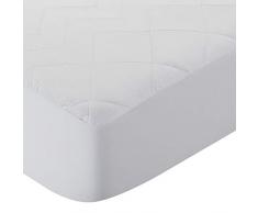 Pikolin Home - Proteggi/coprimaterasso imbottito con trattamento anallergico, con membrana impermeabile e traspirante in tessuto 100% cotone