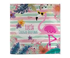 Tovaglioli bambini stoffa. Tovaglioli stoffa. Tovaglioli personalizzati. Vari disegni. FLAMINGO