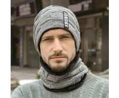 anyuq66qq Cappello Caldo Plaid Inverno Donna Uomo Maglia Cappello Da Sci Caldo Unisex Uncinetto Berretto Con Collo Sciallato Berretto Fazzoletto Da Uomo Cappelli Da Uomo Belli E Affascinanti Regalo, G