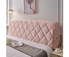 Copritestiera Letto Copertura/Copri Testata Letto Matrimoniale/Singolo Imbottito Fodera Elastica Protezione, Coprire Antipolvere in Cotone Cover Addensare AntiGraffio Cuscino