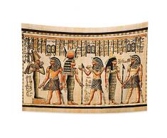 YongFoto 100x70cm Antico Egitto Arazzo Faraone Dio Osiride Hathor e Iside Simbolo Antica civiltà Appeso a parete Arazzi per Casa Parete Decor Tovaglia Coperta