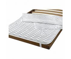 DIADEMA Coprirete Matrimoniale Trapuntato con Laccetti Fresh Cotton