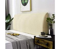 Copri/Copertura Testata Letto Matrimoniale Elastica Fodera, Decorazione Per Camera Da Letto, Copertura Antipolvere Copritestata Del Letto Matrimoniale,Beige-170~180CM