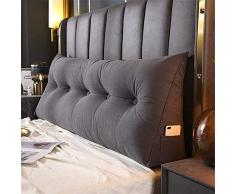 mjmj Sostenere Il Supporto per Il Posizionamento della Testiera Triangolare Triangolare Cuscino A Cuneo per Lettura Grande per Letto A Castello Coperchio Rimov(Size:200 * 50 * 20CM,Color:Grigio)