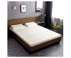 Lattice Naturale Coprimaterasso, Traspirabilità Materasso Futon Per La Casa,Dormitorio Studentesco Morbido Coprimaterasso Trapuntato Pieghevole Materasso,10cm,200x220cm(79x86in)