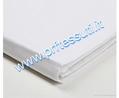 onirika Lenzuolo sotto con Angoli Misura Matrimoniale Maxi 180 x 210 +25 Bianco