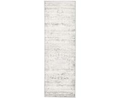 RugVista, Miran, Tappeto, Pelo Medio, 80 x 250 cm, Passatoia, Moderno, Oeko-Tex Standard 100, Polypropylene, Corridoio, Camera Da Letto, Cucina, Soggiorno, Grigio, Bianca