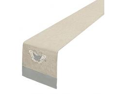 emmevi Tovaglia Cucina Runner Centro Copri Tavola Farfalla 3D Shabby Chic MOD.TOVAGLIA Shabby (D) 40X135