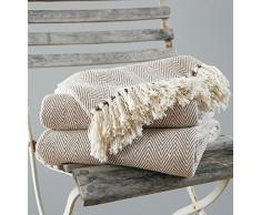 Beamfeature Country Club Como Throw 127Â x 152Â cm, Naturale