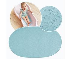 reer - MyHappyBath Mat - Tappetino per vasca da bagno, superficie antiscivolo con motivo di bosco, 42 x 25 cm