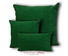 Cieffepi Home Collections Cuscino Arredo Multicolor (30x50, Verde)