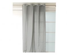 Tenda con occhielli in puro cotone PANAMA Grigio chiaro