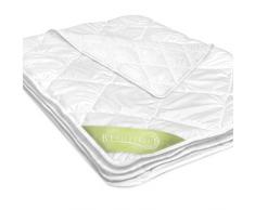 Beautissu Piumino singolo in microfibra - piumone estivo singolo - piumino singolo 135x200cm BeauNuit SD - piumino invernale ed estivo - anallergico e traspirante - piumino letto singolo