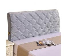 Copritestiera Letto Una Piazza E Mezza Fodera Testata Letto Copri Testata Del Letto Matrimoniale Singolo Elastica Imbottito Fodera Antipolvere In Cotone Cover AntiGraffio ( Color : C , Size : 150cm )