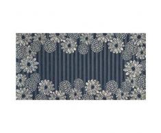 Suardi Tappeto con Retro Antiscivolo da Cucina Disegno Sole By (Blu, 55x240)