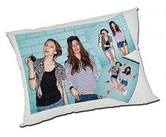 CUSCINO PERSONALIZZATO PERSONALIZZABILE STAMPA FOTO RETTANGOLARE 40 X 70