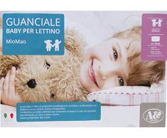 Demaflex GUANCIALE Culla Mio MAO Cuscino Baby Lettino Puro Cotone E Fibra Anallergico CM 40 x 60