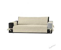 Copridivano LIVE IT Menina - 3 posti, Naturale