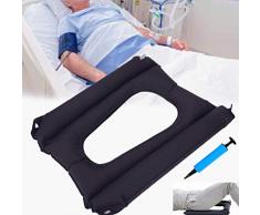 HXCH Cuscini gonfiabili - Cuscino antidecubito per allattamento per anziani per disabili costretti a letto per alleviare il dolore, adatto per sedia da toilette o sedia a rotelle