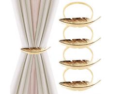 Fermatenda per Tende Fermatende,SUPRROW Fibbie per Tende Regolabile in Metallo per Accessori Tende per Camera