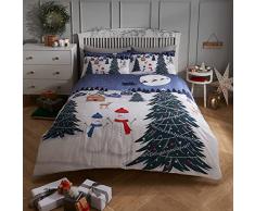 Sleepdown Set di biancheria da letto con copripiumino e federa per letto singolo (135 x 200 cm)