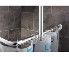 RIDDER 595000-350 Bastone Universale per Tenda Doccia, Diametro 25 mm, in Cromo