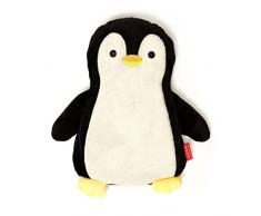 Legami - Cuscino Termico con Semi di Lino, Warm Cuddles, 26x26 cm, in Semi di Lino, Fiori di Lavanda Essiccati, Poliestere e Cotone, Variante Penguin, Dona Relax