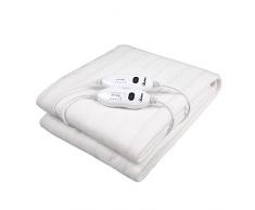 ARDES | AR4U140A Scaldaletto Matrimoniale Elettrico TERMOKIND Coperta Riscaldante 2X60W - Scaldaletto Matrimoniale 2 Zone Riscaldate - Termocoperta Elettrica 100% Poliestere Lavabile a Mano